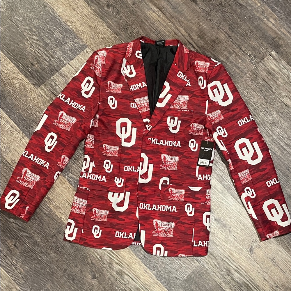 Oklahoma Sooners Men’s Blazer with Logo Print
